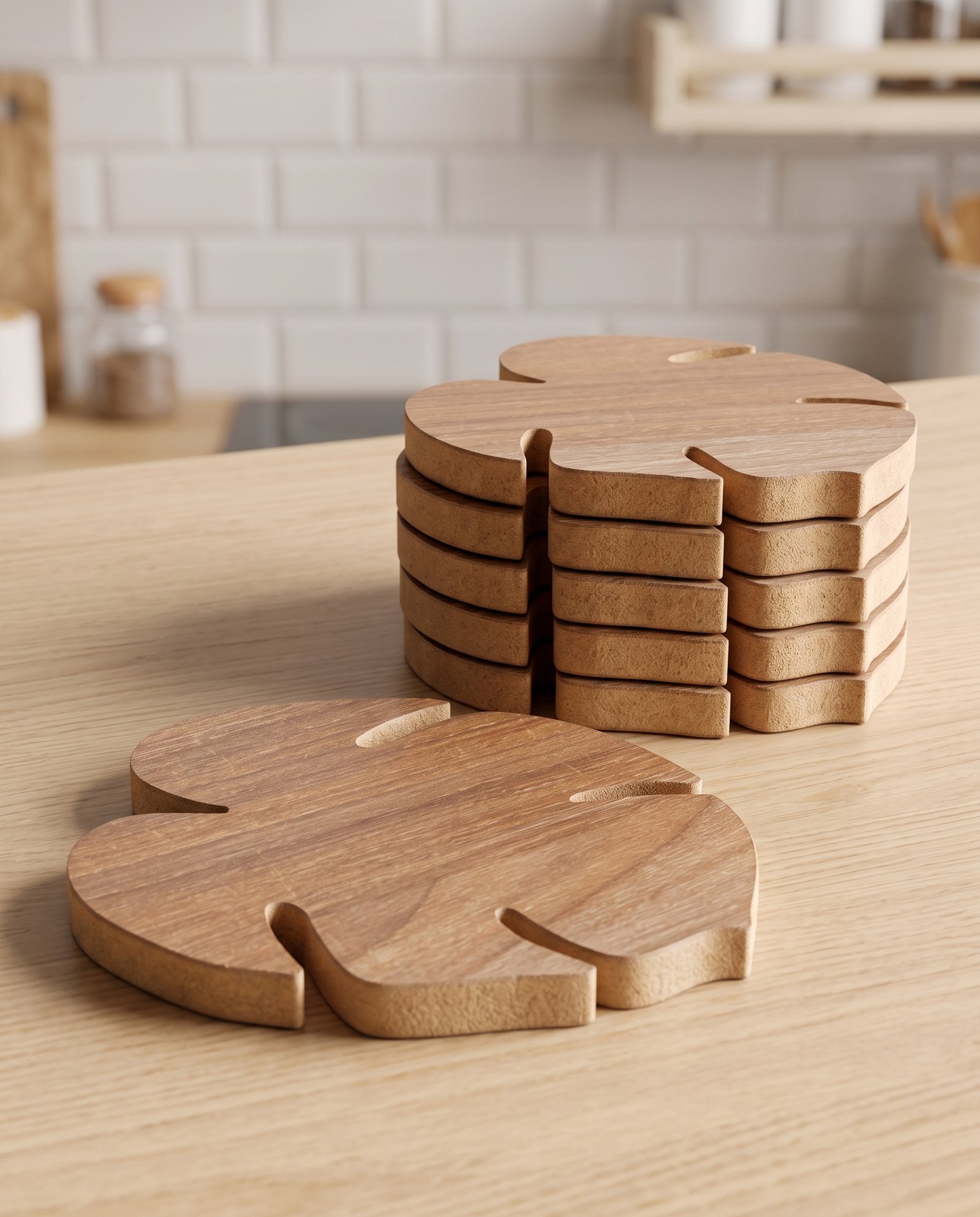 Monstera – Leaf – posavasos (x6)